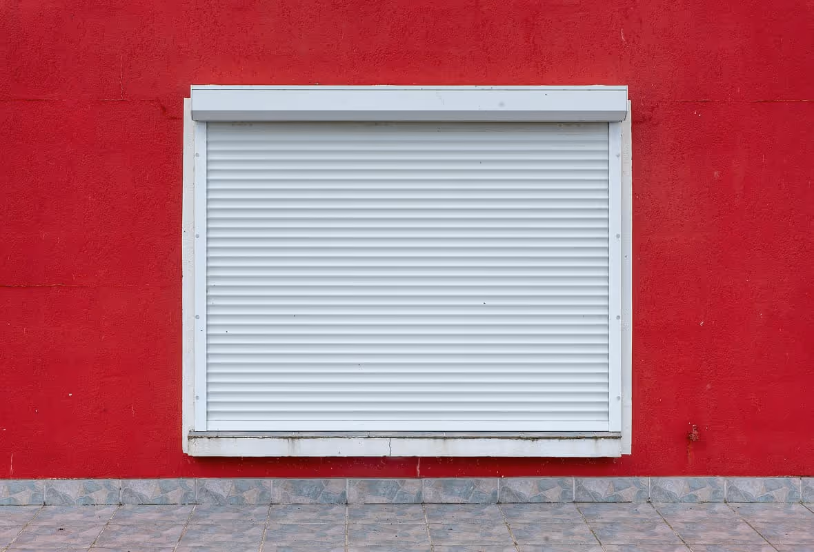 Volet roulant cassé